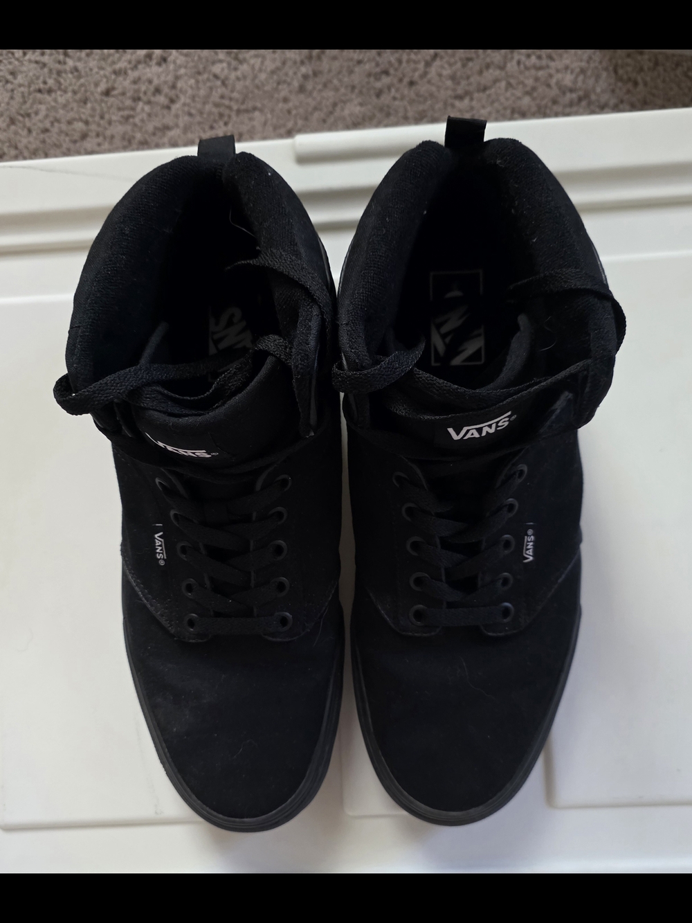 Vans Black High-Top Sneakers